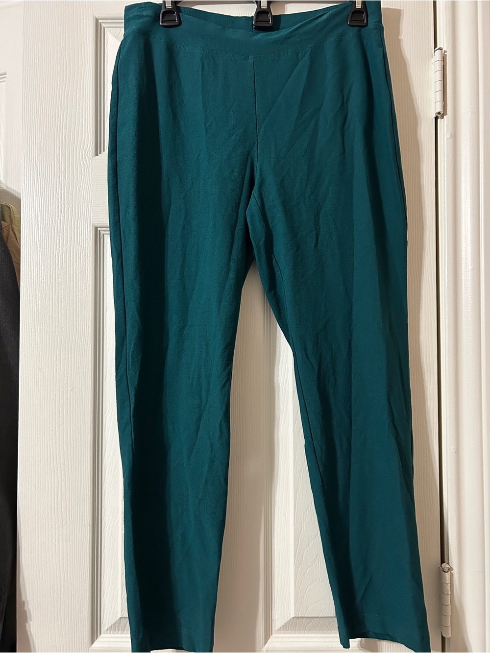 Eileen Fisher Teal Ankle Crop Pants